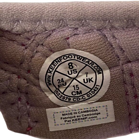 Keen Newport H2 Sandals Pink Washable Hook & Loop Fisheman Little Kids size 8 US - Picture 6 of 8